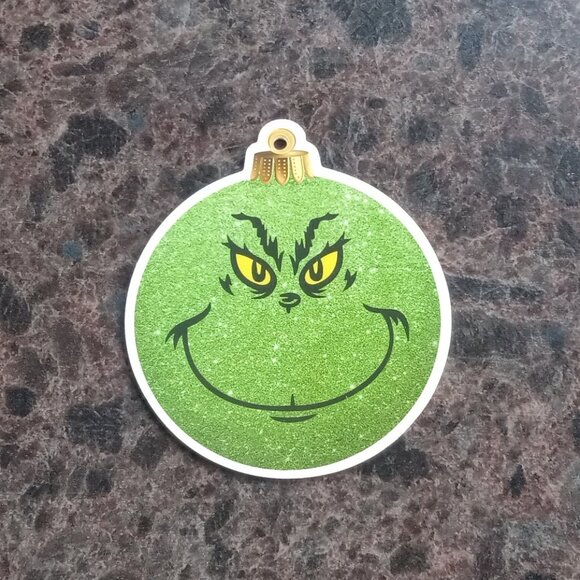 ๐ฏ 10 for $12 / Grinch Christmas Tree Chipboard Ornament - Picture 6 of 13